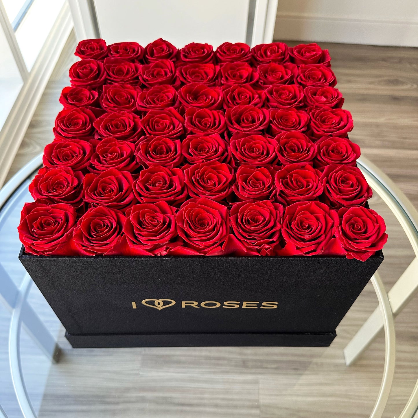 49 SQ ROSE BOX