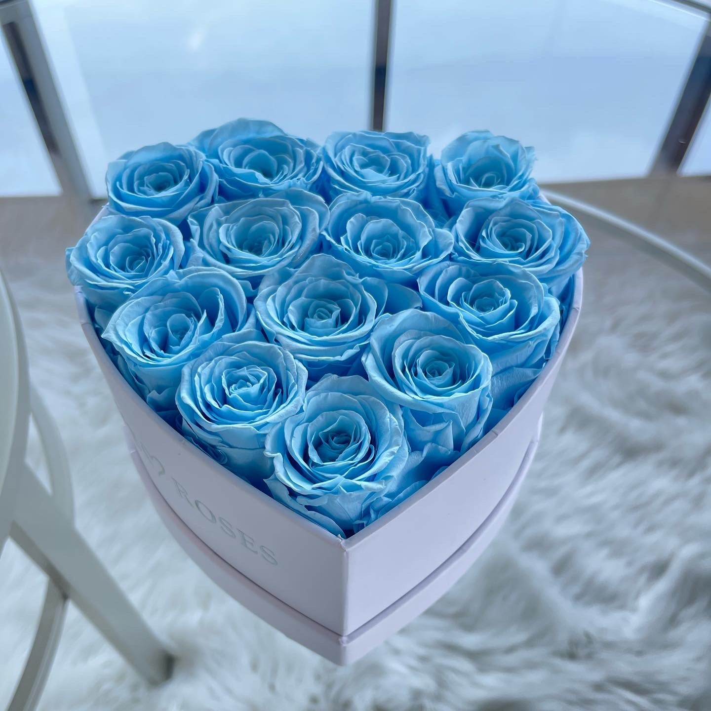 SMALL HEART ROSE BOX